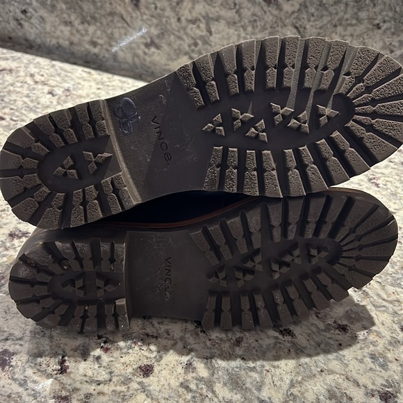 Vince Cabria Water Resistant Leather Zip Front Boot - Picture 4 of 7